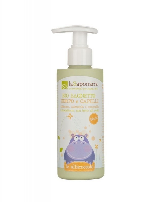 laSaponaria Jemný tělový a vlasový mycí gel pro děti BIO (190 ml) 190 ml