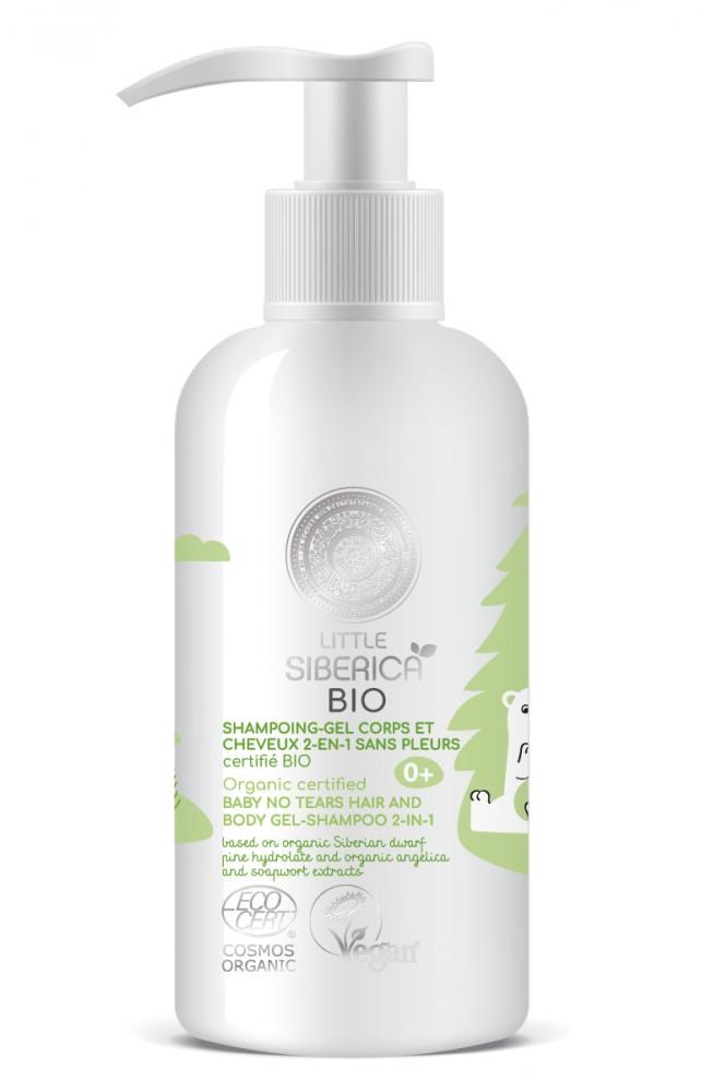 Natura Siberica Little siberica - organický certifikovaný gel-šampon pro děti bez slz 2v1 250 ml
