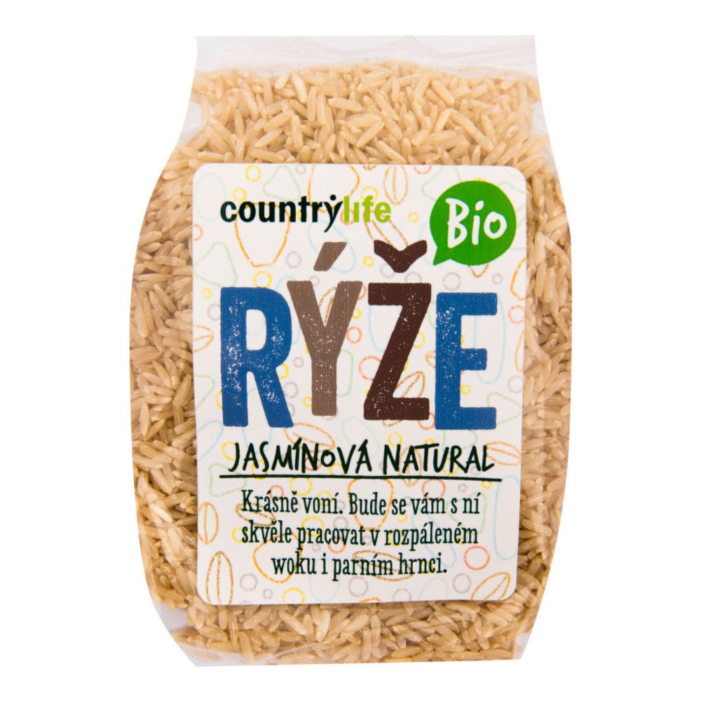 Country Life Rýže jasmínová natural 500 g BIO   COUNTRY LIFE 500 g
