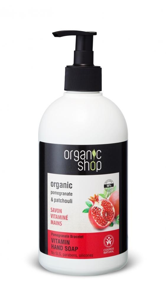 Organic Shop Organic Shop - Granátové jablko & Pačuli - Mýdlo na ruce 500 ml 500 ml
