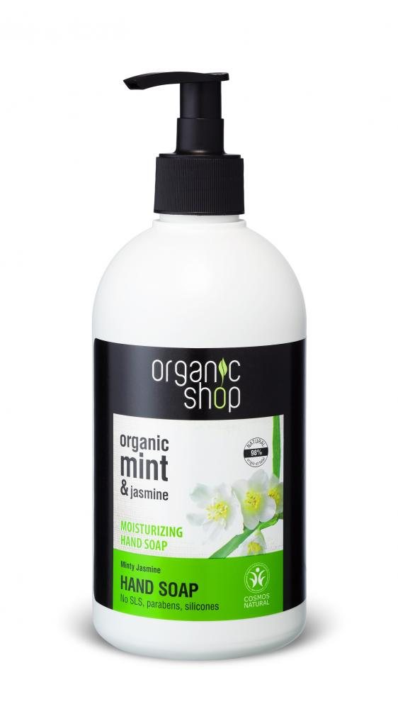 Organic Shop Organic Shop - Mátový jasmín - Mýdlo na ruce 500 ml 500 ml