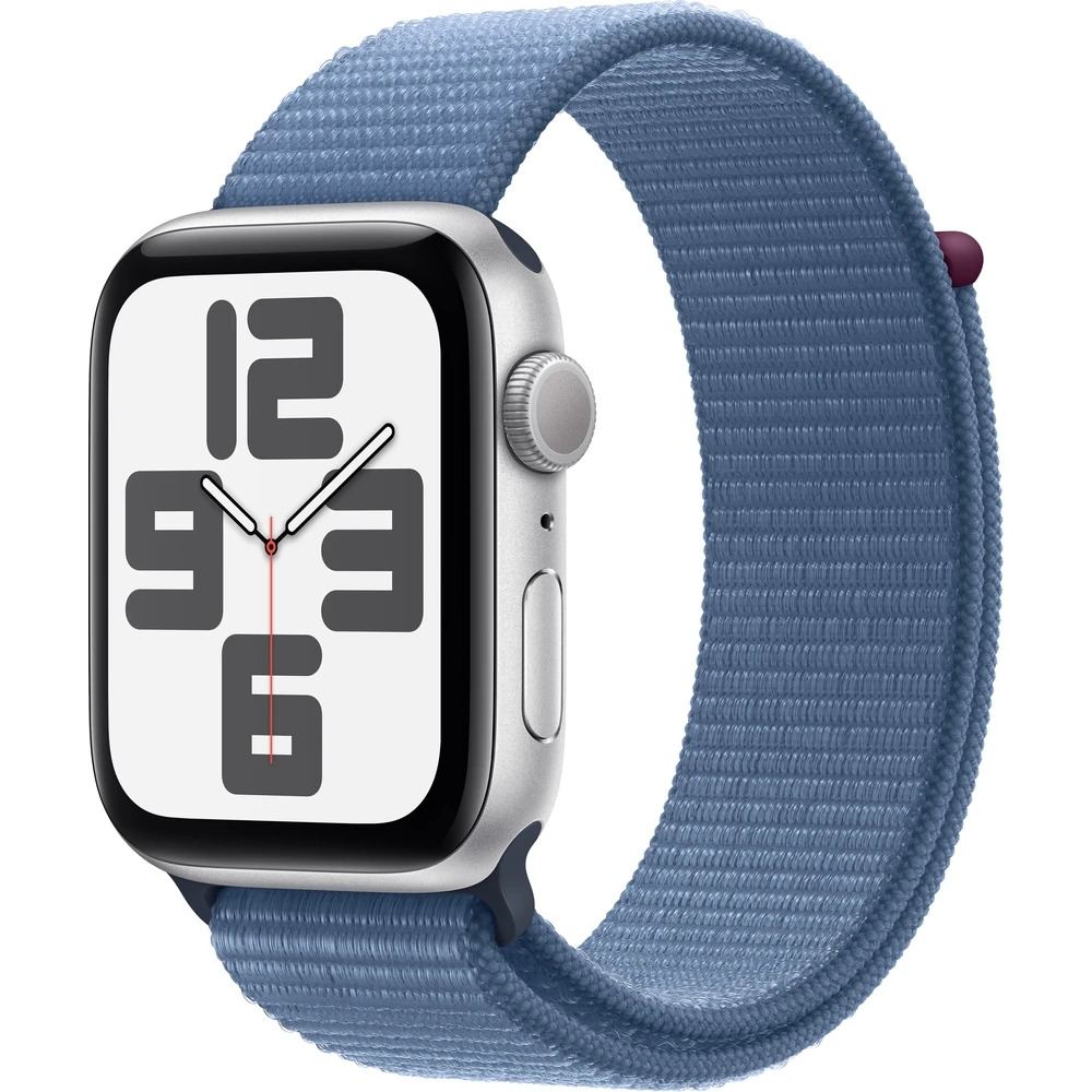 Apple Apple Watch SE (2023) Cellular 44mm sportovní provlékací řemínek ledově modrý