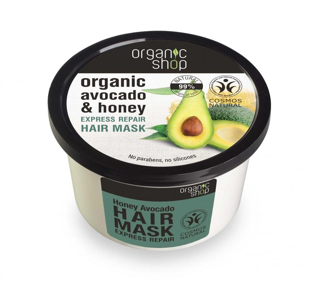 Organic Shop Organic Shop - Med & Avokádo - Maska na vlasy 250 ml 250 ml