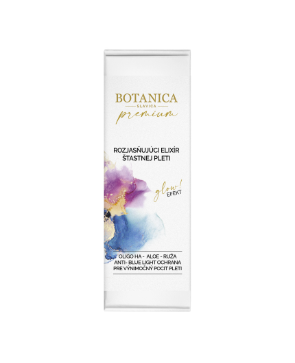 Botanica Slavica Rozjasňující elixír šťastné pleti s oligo Ha a Anti-blue light ochranou premium Beauty 50 ml