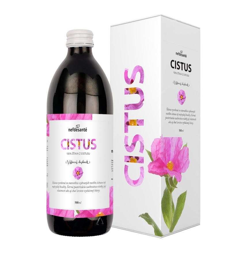 Nefdesante Cistus (100% šťáva z Cistus s přídavkem vitamínu C 500 ml) 500 ml