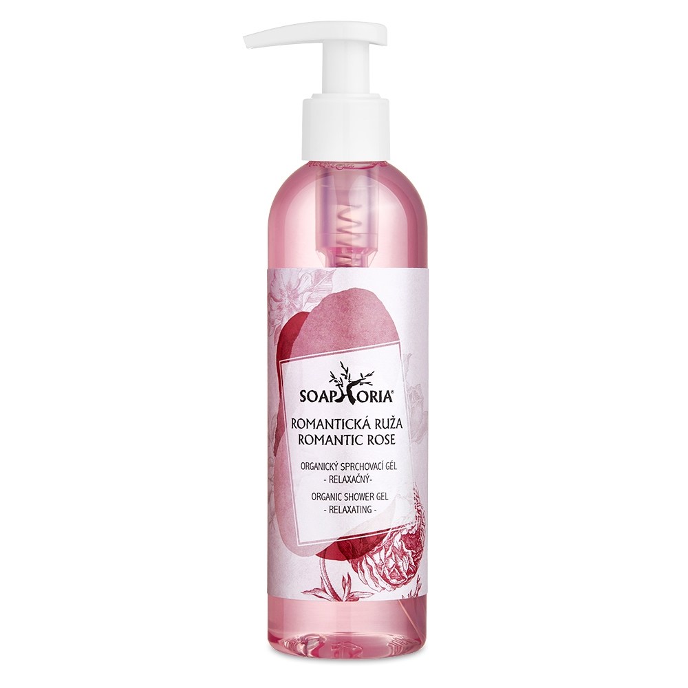 SOAPHORIA Romantická růže - organický sprchový gel 250 ml