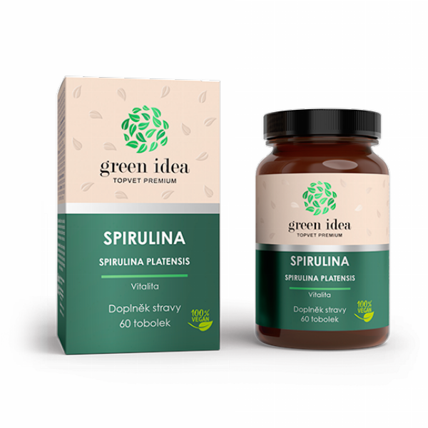 TOPVET Spirulina bylinný extrakt 60 cps