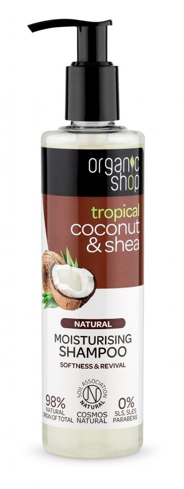 Organic Shop Organic Shop - Kokos & máslovníku - Hydratační šampon 280 ml 280 ml