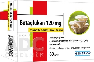 GENERICA spol. s r.o. GENERICA Betaglukan 120 mg cps 1x60 ks
