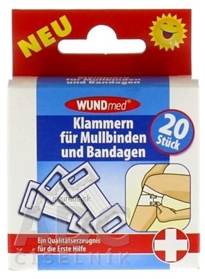 WUNDmed GmbH & Co. KG WUNDmed Obvazové svorky bílé 1x20 ks