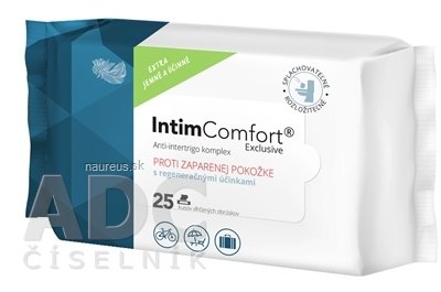 Simply You Pharmaceuticals a.s. INTIMComfort Vlhčené ubrousky multipack anti-intertrigo komplex 1x25 ks