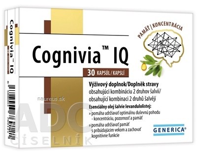 GENERICA spol. s r.o. GENERICA Cognivia IQ cps 1x30 ks 30 ks