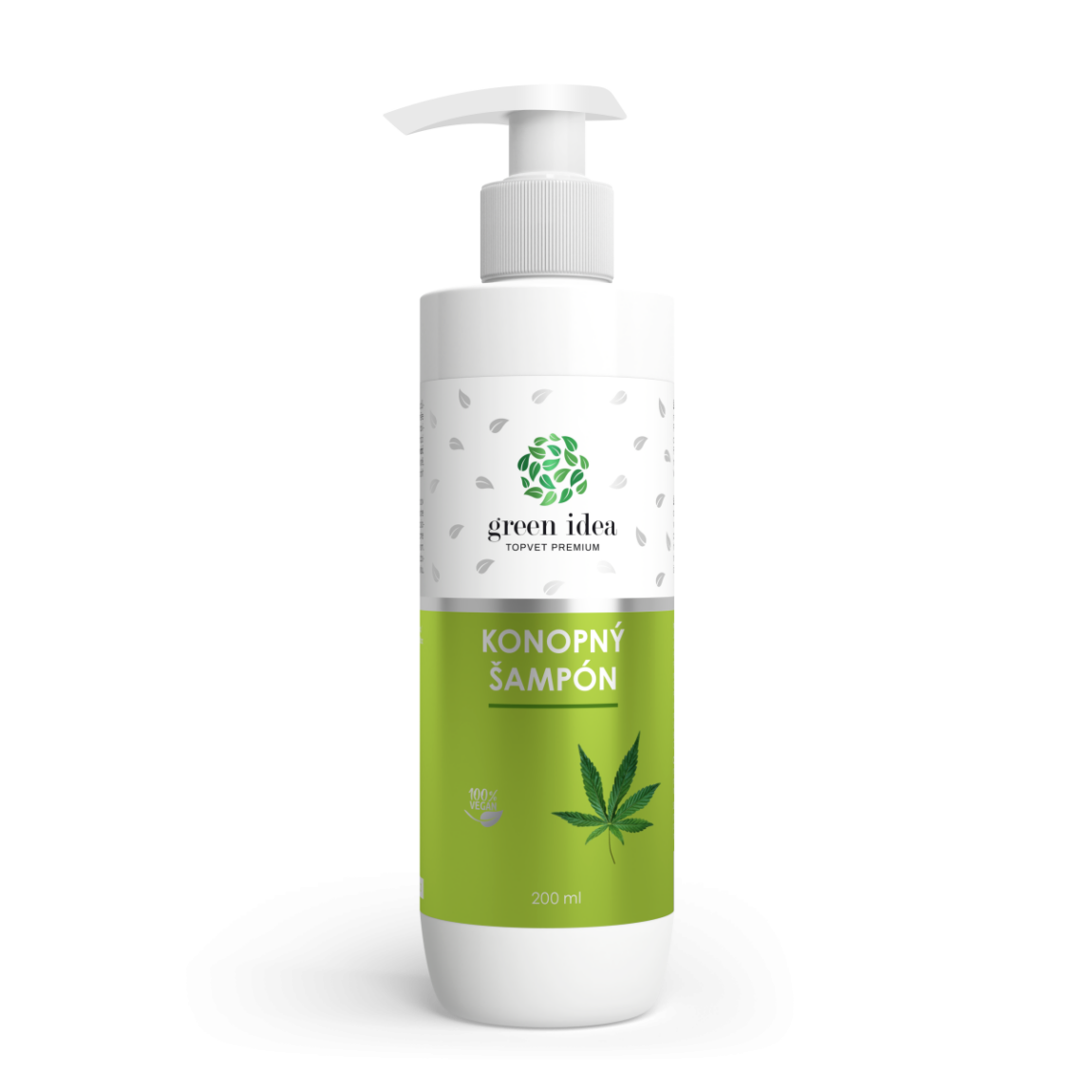 TOPVET GREEN IDEA Konopný šampon 200 ml 200 ml