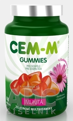 Salutem Pharma s.r.o. CEM-M Gummi IMUNITA želatinové multivitaminy s Echinaceou