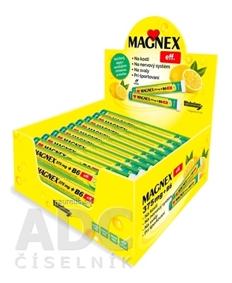 Vitabalans Oy Vitabalans MAGNEX 375 mg + B6 effervescent DISPLEJ tbl eff Lemon 18x20 ks
