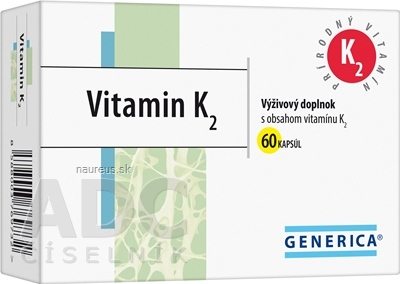 GENERICA spol. s r.o. GENERICA Vitamin K2 cps 1x60 ks 60 ks