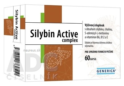 GENERICA spol. s r.o. GENERICA silybin Active complex cps 1x60 ks 60 ks