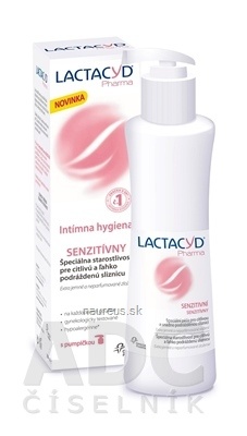 Omega Pharma Int. LACTACYD Pharma senzitivních intimní hygiena 1x250 ml 250 ml