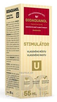 SILVITA s.r.o. BIOAQUANOL U stimulátor vlasového růstu 1x55 ml 55 ml