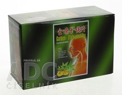 Guang Xi Wu Zhou Pharmaceutical Group Wu Zhou Golden Zlaté pastilky 1x12 ks 12 ks