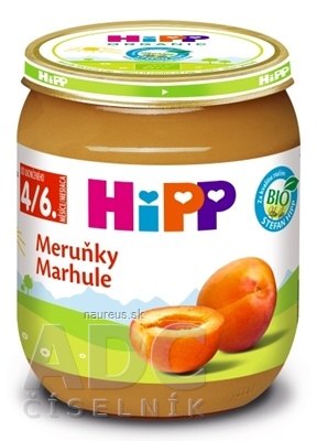 Hipp Beteiligungs AG HiPP Příkrm ovocný Meruňky (od ukonč. 4. měsíce) 1x125 g 125 g