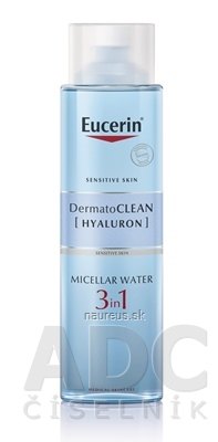 BEIERSDORF AG Eucerin DermatoCLEAN HYALURON Micelární VODA 3v1 citlivá pleť 1x400 ml 400 ml