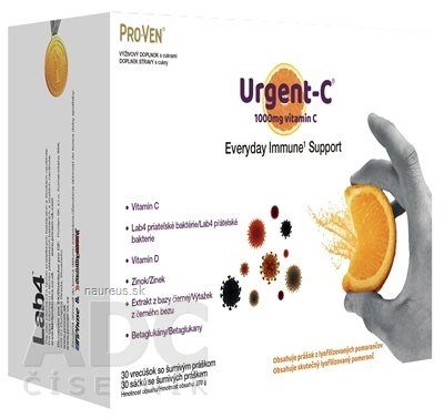 Cultech Limited Pro-Ven Urgent-C Everyday Immune Support sáčky se šumivým práškem 1x30 ks