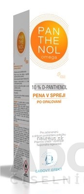OMEGA PHARMA a.s. omega PANTHENOL 10% LEDNÍ EFEKT pěna ve spreji po opalování 1x150 ml 150 ml