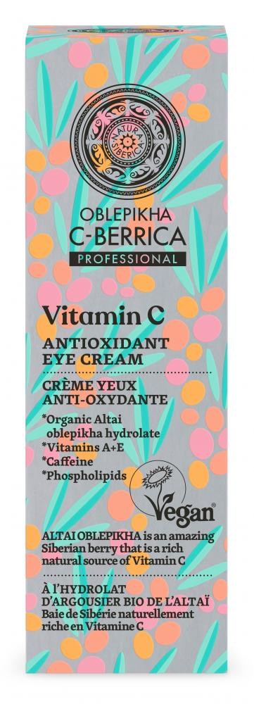 Natura Siberica Rakytník C-Berric - Vitamin C - Antioxidační oční krém 30 ml