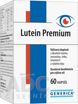 GENERICA spol. s r.o. GENERICA Lutein Premium cps 1x60 ks 60 ks