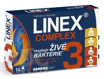 LEK Pharmaceuticals d.d. LINEX COMPLEX cps 1x14 ks 14 ks