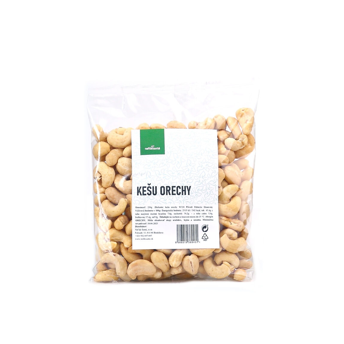 Nefdesante Kešu ořechy 250 g 250 g