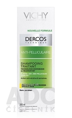 VICHY Laboratoires VICHY DERCOS ANTI-pelliculaire Šampon proti suchým lupům