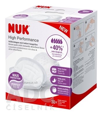 MAPA GmbH NUK High Performance Prsní polštářky pro kojící maminky 1x30 ks