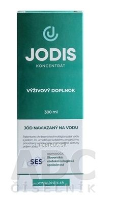 VEDECKO-VÝROBNÁ SPOLOČNOSŤ "JODIS" Jodisol koncentrát 1x300 ml 300ml