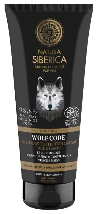 Natura Siberica Krém na ochranu obličeje a rukou Wolf Code 80 ml