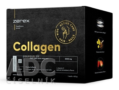 Active life Inv. s.r.o. Zerex Collagen 8000 mg prášek pro přípravu nápoje v sáčcích 1x15 ks