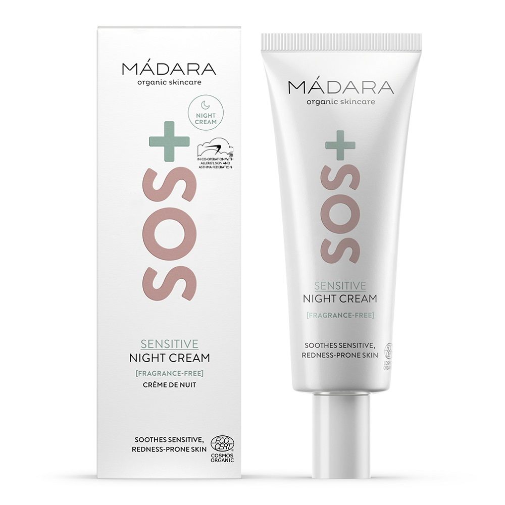 MÁDARA Noční krém SOS+ (Sensitive Night Cream) 70 ml