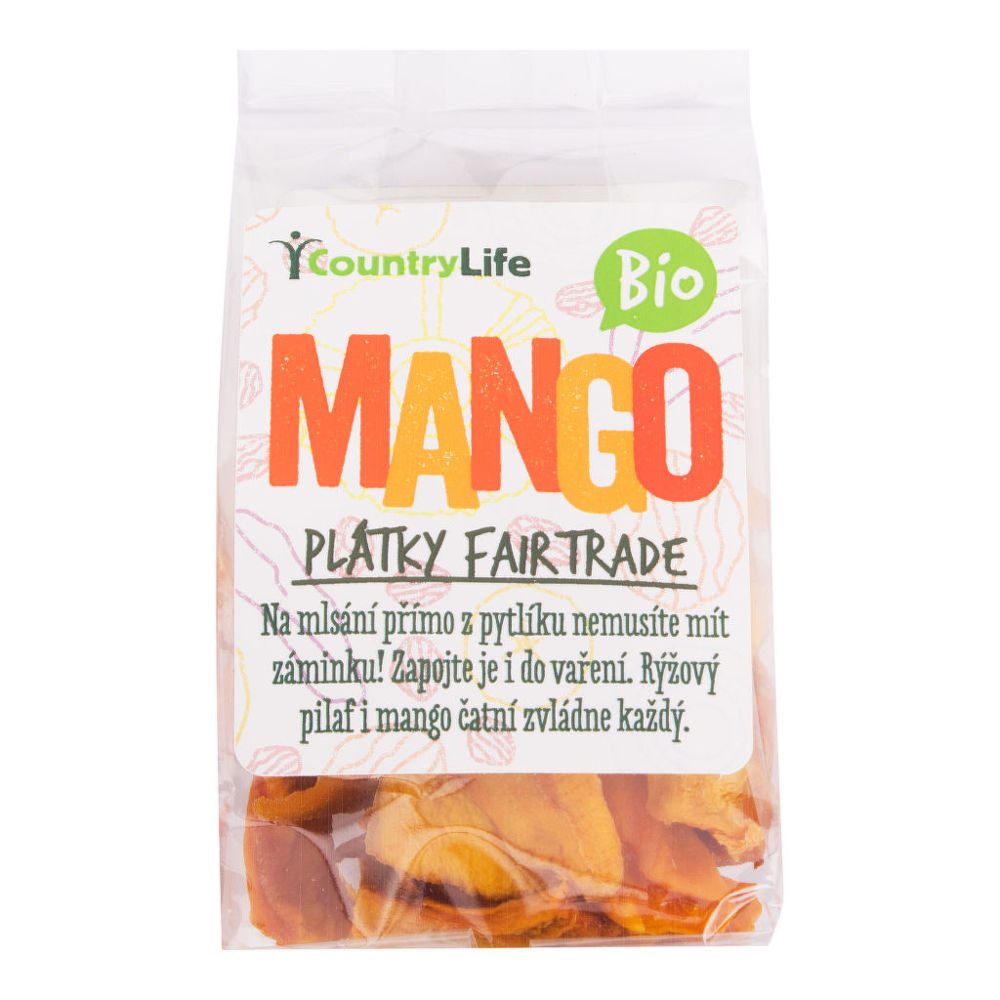 Country Life Mango plátky sušené 80 g BIO 80 g