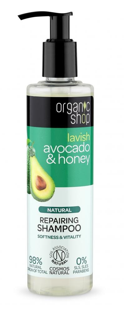 Organic Shop Organic Shop - Avokádo & Med - Obnovující šampon 280ml 280 ml