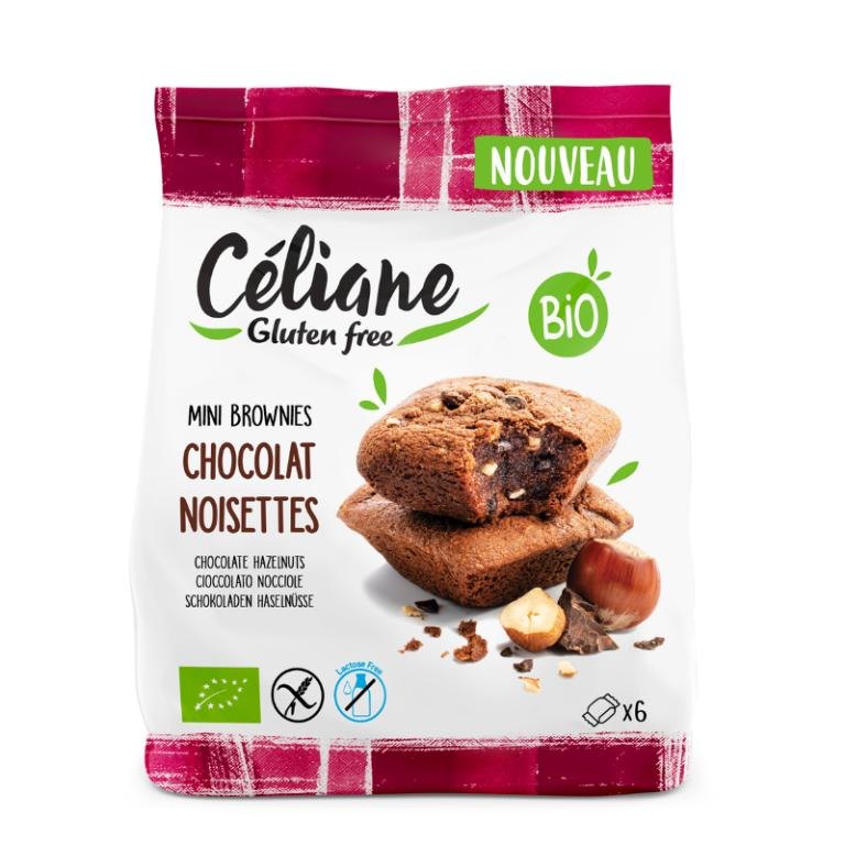 Celiane glutenfree Celiane bezlepkové čokoládové brownies s lískovými ořechy