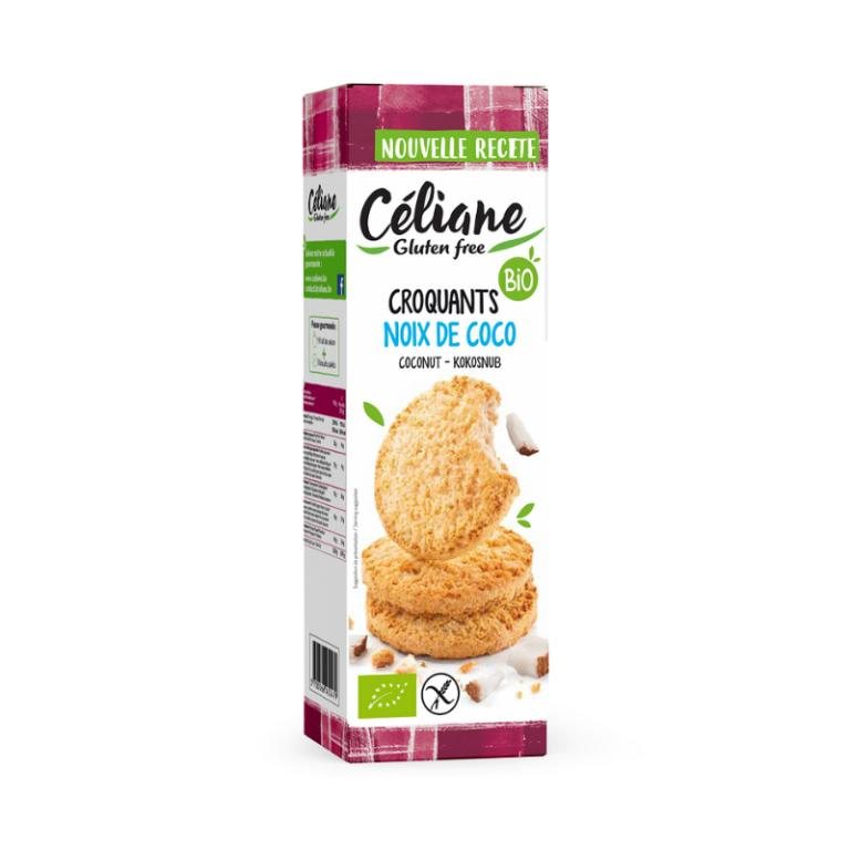 Celiane glutenfree Celiane bezlepkové křehké kokosové sušenky 150 g
