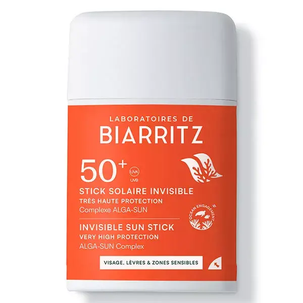 Laboratoires de Biarritz Sun Stick SPF50+ Invisible 10g