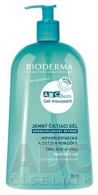 LABORATOIRE BIODERMA BIODERMA ABCDerm Moussant jemný čistící gel 1x1 l