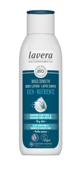 Lavera Extra vyživující tělové mléko 250 ml Basis Sensitiv 250 ml