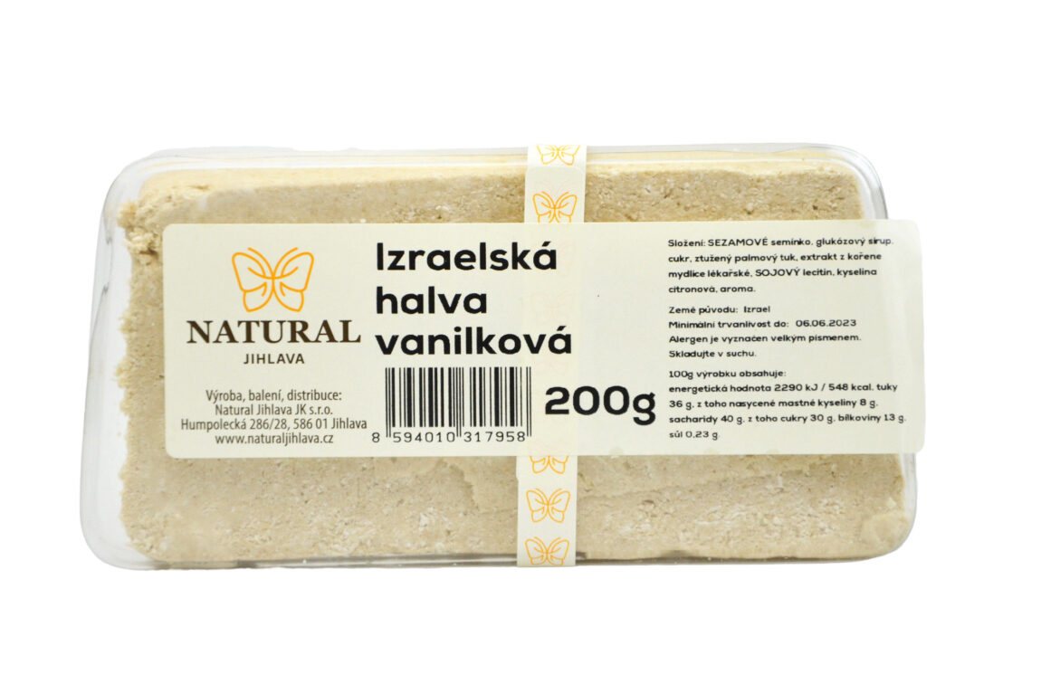 Natural Jihlava Chalva Izrael vanilková - Natural 200g 1 ks