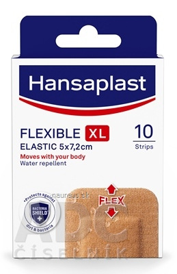BEIERSDORF AG Hansaplast FLEXIBLE XL Elastic náplast elastická